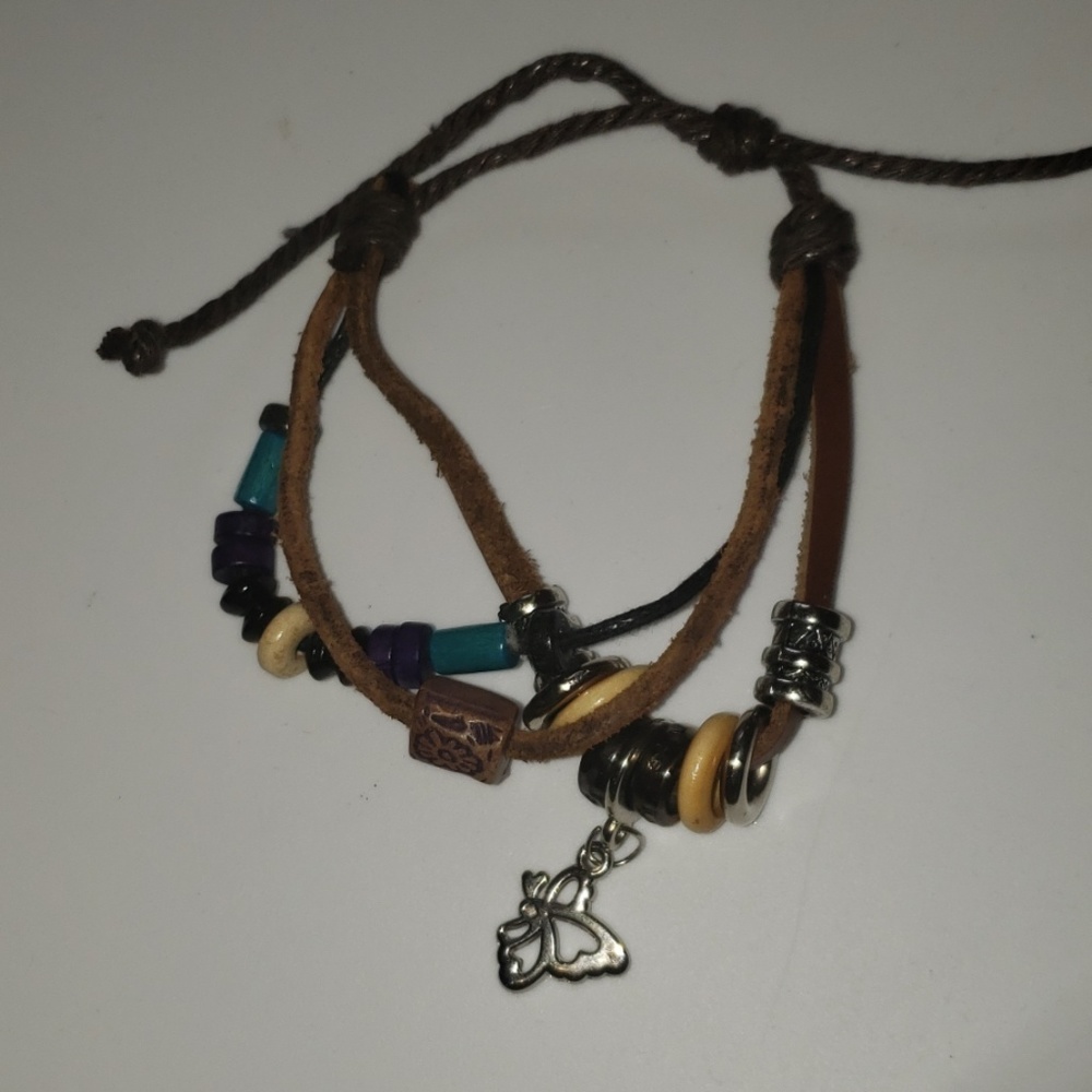 Native style suede bracelets
